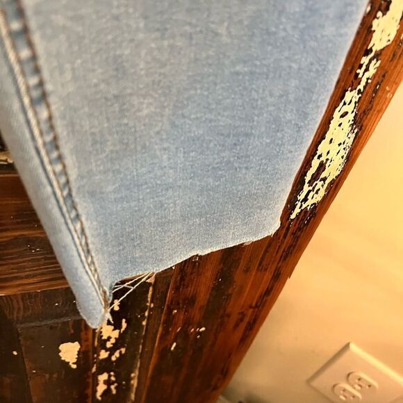 Women’s NWT Mellow Denim Los Angeles size 18 raw hem high rise skinny jeans. - Picture 10 of 11